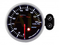 Датчик DEPO вольтметр 7 цветов с пиками и варнингами 60мм