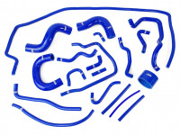 Патрубки системы охлаждения и радиатора Subaru Impreza GC, Forester SF5 турбо 20 штук (синий)