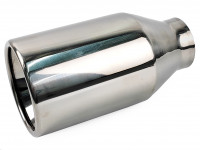 Насадка на глушитель 57х102х192мм (хром)