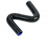 Патрубок водостойкий универсальный Z-образный 12мм (черный)