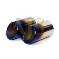 Насадка на глушитель VW пара 73х76мм (обожженный)