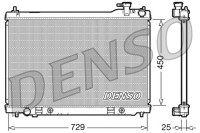 Радиатор двигателя Denso Infiniti FX35 S50 VQ35DE 02-08