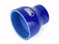 Патрубок силиконовый 0 градусов 63-76 мм (синий)