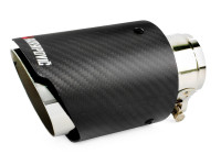 Насадка на глушитель Akrapovic style с карбоном 51х73х160мм (глянец)