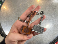 Брелок молот Тора (золото)