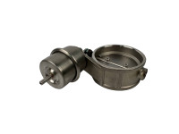 Заслонка выхлопная открытие бустом закрытая 76мм