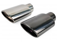 Насадка на глушитель овал 57х105х180мм (вороненый)