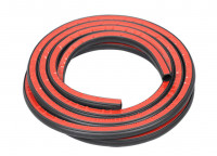 Резинка уплотнительная для дверей О-образная (черный)