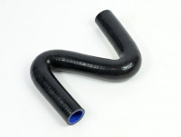 Патрубок водостойкий универсальный Z-образный 24мм (черный)