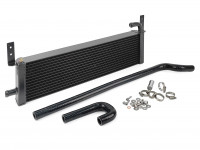 Радиатор алюминиевый охлаждения интеркулера Audi RS4 B9 RS5 F5 EA839 2.9 TFSI с патрубками (черный)