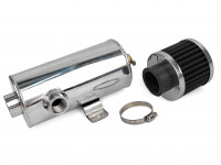 Маслосборник 0.7л с фильтром выхода 1/2" (серый)