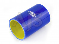 Патрубок силиконовый 0 гр 51 мм прямой усиленный (синий)