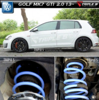 Triple S пружины под занижение VW Golf GTI 2.0, TDI 1.6