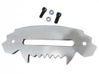 Клюз алюминиевый "Зубы" (серебро)