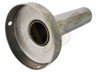 Заглушка,  флейта бочки глушителя 100мм универсальная