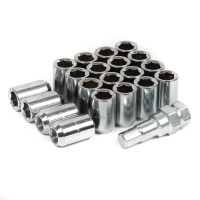 Гайки колесные Topfit открытые M12x1.5 32мм (синий)