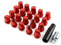 Гайки колесные Rays style M12x1.5 32мм (красный)