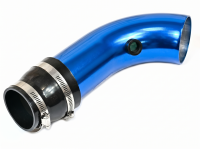 Впускной патрубок универсальный 45гр алюминий (синий)