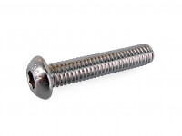 Болт M6*30 мм под шестигранник полукруглая шляпка SS