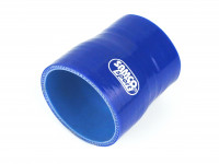 Патрубок силиконовый 0 градусов 51-57 мм (синий)