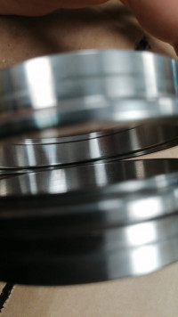 V-band хомут с фланцами 76мм с проточкой папа-мама