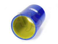 Патрубок силиконовый 0 гр 51 мм прямой усиленный длина 100 мм (синий)