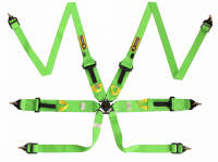 Beltenick ремень безопасности 6х точечный под HANS до 2030 (зеленый)