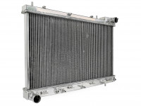 Радиатор алюминиевый Subaru Forester SG5 turbo 26мм AT AJS (черный)