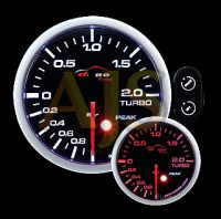 Датчик DEPO давления турбины буст c варнингами и пиками 52мм WA серия