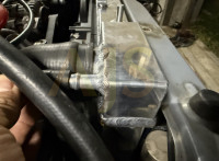 Радиатор алюминиевый Subaru Forester SG5 turbo 40мм AT AJS (серый)