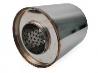 Резонатор глушителя коллекторный 100x120x57 ME