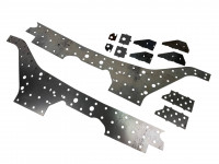 Комплект передних усилителей лонжеронов PBK Нива Урбан 12 деталей