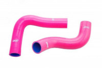 Патрубки радиатора Subaru Forester SG5 SG9 турбо (розовый)