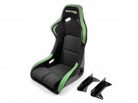 Сиденье спортивное ковш LM Vios King размер - L (черно-зелёный)