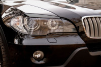 BMW X5(E70) 2007—2010 Накладки на передние фары (реснички) комплект 2шт