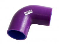 Патрубок силиконовый 90 градусов 51 - 76 мм (фиолетовый)