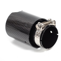Насадка на глушитель M style с карбоном 76х92мм (глянец)