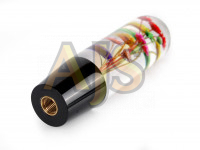 Насадка на ручку КПП цветок 140мм (черный)