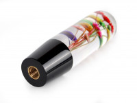 Насадка на ручку КПП цветок 140мм (черный)