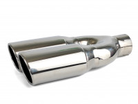 Насадка на глушитель 76х200мм двойная