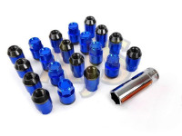 Гайки колесные Rays style M12x1.5 42мм (синий)