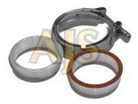 Фланцы для приварки алюминий 89мм с хомутом