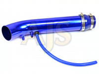 Впускной патрубок с отводом алюминий 45гр 420мм