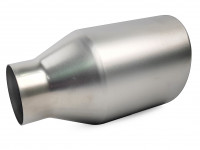 Насадка на глушитель 66х115мм (матово-серебристый)