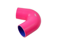 Патрубок силиконовый 135 градусов 76 мм (розовый)