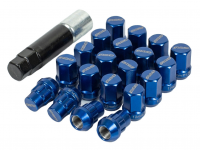 Гайки колесные Rays style M12x1.25 32мм (синий)