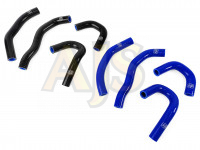 Патрубки системы охлаждения (печные) Toyota Land Cruiser Prado 95 1KZ (черный)