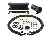 Масляный радиатор c термостатом VW Golf MK6 EA888 (черный)