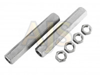 Рулевые сгоны скрутки цельные GTS L-120 мм 2 шт ВАЗ 2101-07