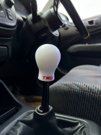 Насадка на ручку КПП TRD пластик (белый)